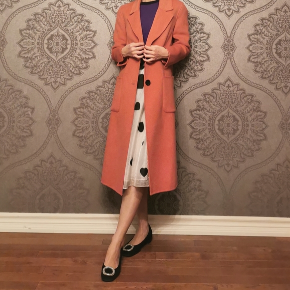 BNWT Massimo Dutti Hand Made Wool Coat - Picture 3 of 8